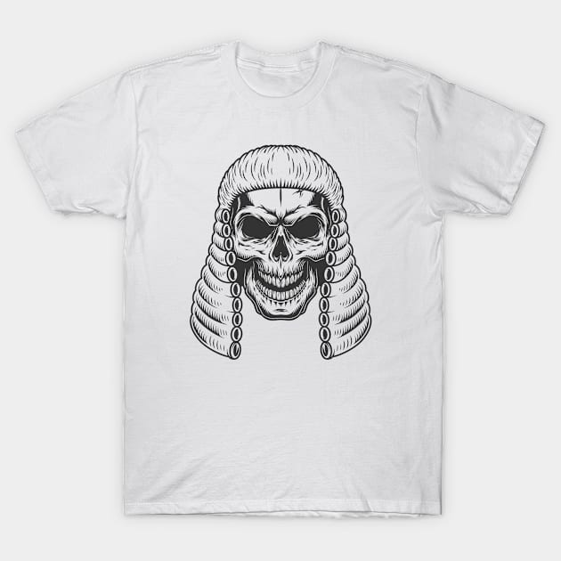 judge SKULL T-Shirt by Wisdom-art